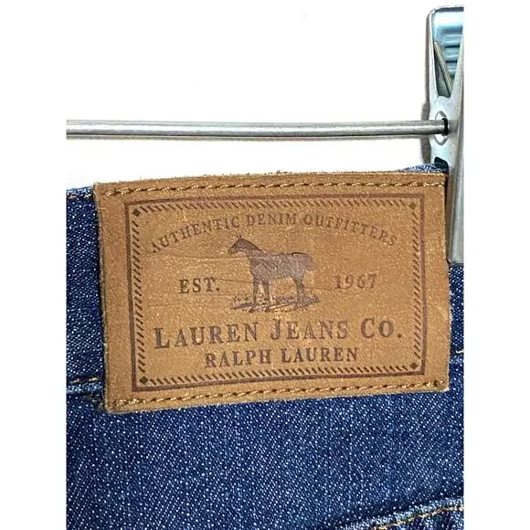 Ralph Lauren Jeans Co Bootcut Western Embroidered Leg Womens 14P 14 Petite - Picture 9 of 11